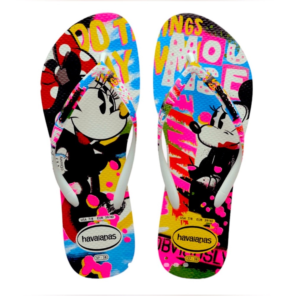 HAVAIANAS Slim Disney Stylish Flip Flops